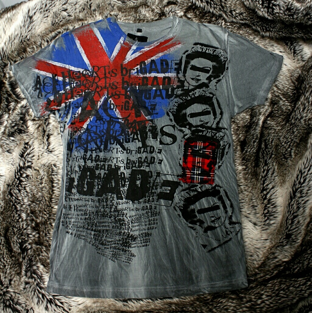 Black Hearts Brigade Tee Shirt Small